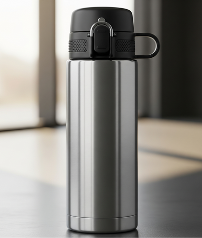 Terraza 24 oz Glacier Insulated Bottle — Brushed Steel