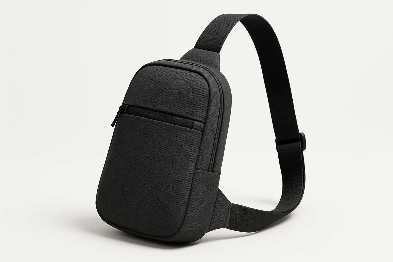 Make an Everyday carry bag that's a sling it should be minimalist and not super big the color should be charcoal